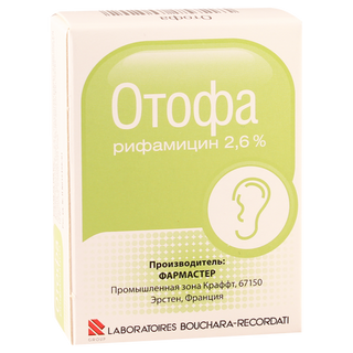 ოტოფა წვეთები ყურის 2.6% 10მლ ფლაკონი #1 0 Otofa ear dr 2.6% 10ml #1