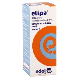 ელიპა წვეთები თვალის 0.5% 10მლ ფლაკონი #1 0 Elipa 0.5% eye drops 10ml #1
