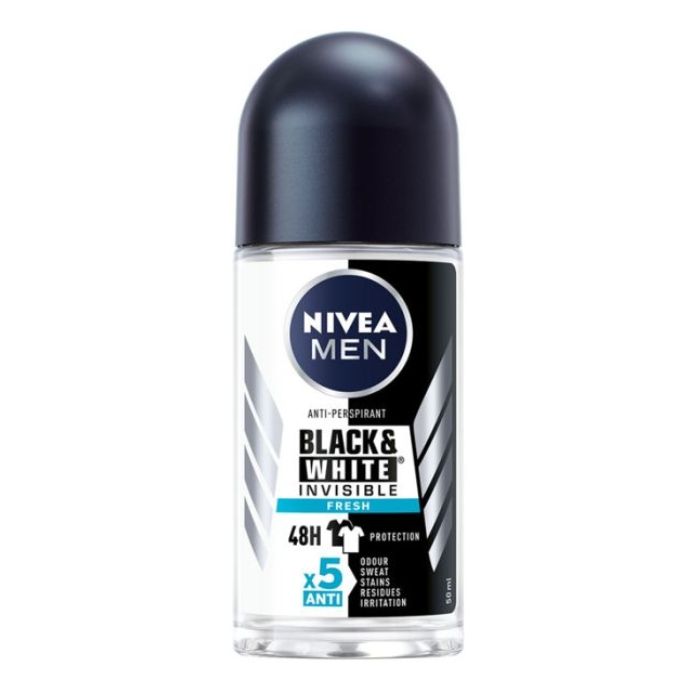 Nivea Deo Roll On 50ml Black & White For Men