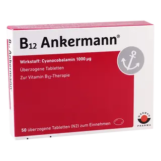 ანკერმანი B-12 ტაბლეტი 1000მკგ #50 0 Ankerman B12 tab 1000mkg #50
