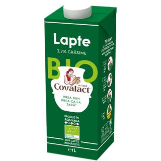 Covalact de Tara, Lapte bio 3.7% grasime 1L (ID 63148)