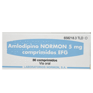ამლოდიპინი ნორმონი ტაბლეტი  5მგ #30 0 Amlodipino NORMON 5mg tablets #30