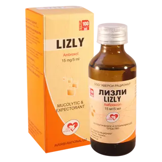 ლიზლი სიროფი 15მგ/5მლ 100მლ ფლაკონი #1 0 Lisly Syrup 15mg/5ml 100ml #1