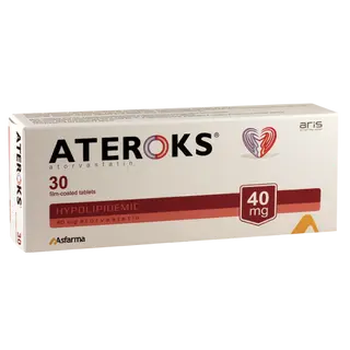 ათეროქსი ტაბლეტი 40მგ #30 0 Ateroks tab 40mg #30