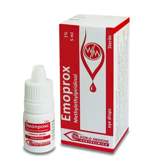 ემოპროქსი წვეთები თვალის 1% 5მლ ფლაკონი #1 0 Emoprox 1% eye dr 5ml #1