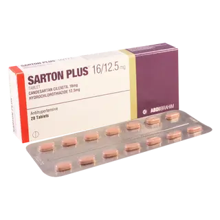სარტონი პლუსი ტაბლეტი 16მგ+12.5მგ #28 0 Sarton plusi tab 16mg+12.5mg #28