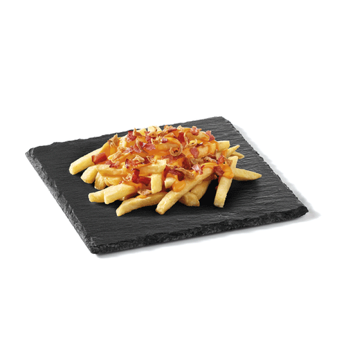 King Fries (+ Cheddar + Bacon + Cebolla)