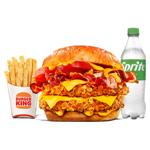Menú Duo Bacon Cheddar - Doble Crispy