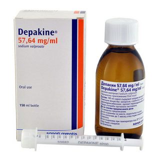 დეპაკინი სიროფი 57.64მგ/1მლ 150მლ ფლაკონი #1 0 Depakine syrup 57.64mg/1ml 150ml #1