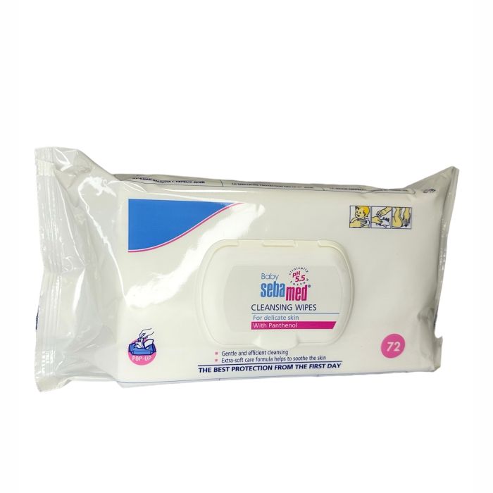 SEBAMED Baby vlažne maramice, 72 kom.
