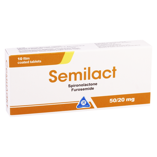 სემილაქტი ტაბლეტი  50მგ+20მგ #10 0 Semilact tab 50mg+20mg #10
