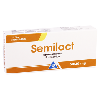 სემილაქტი ტაბლეტი  50მგ+20მგ #10 0 Semilact tab 50mg+20mg #10