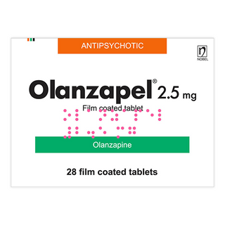 ოლანზაპელი ტაბლეტი  2.5მგ #28 0 Olanzapel tab 2.5 mg #28