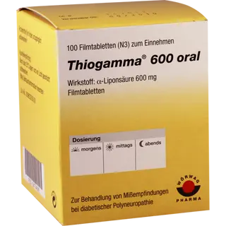 თიოგამა ტაბლეტი 600მგ #100 0 Thiogamma tab 600mg #100