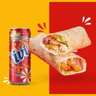 Cezar tortilja + Ivi limenka 0.33l