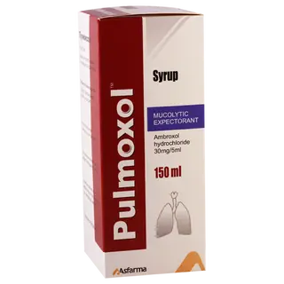 პულმოქსოლი სიროფი 30მგ/5მლ 150მლ ფლაკონი #1 0 Pulmoxol syrup 30mg/5ml 150ml
