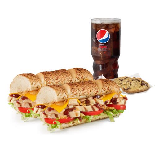 Menú Tiras de Pollo (30 cm.)