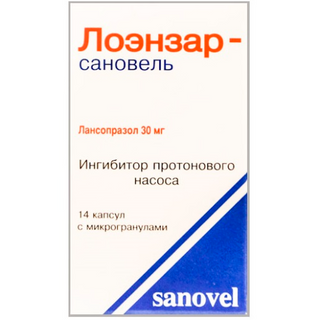 ლოენზარი კაფსულა 30მგ #14 0 Loenzar-Sanovel caps 30mg #14