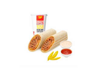 Комбо Шаурма стандарт 2-ная порция ассорти