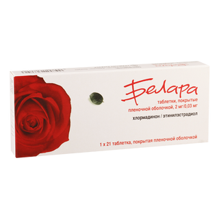 ბელარა ტაბლეტი 2მგ+0.03მგ #21 0 Belara tab 2mg+0.03mg #21