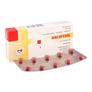 დიკლოფეროლი ტაბლეტი 50მგ #20 0 Dicloferol tab 50mg #20
