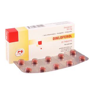 დიკლოფეროლი ტაბლეტი 50მგ #20 0 Dicloferol tab 50mg #20