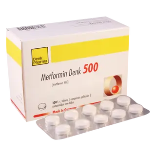 მეტფორმინი დენკი ტაბლეტი  500მგ #100 0 Metformin Denk 500mg tab #100