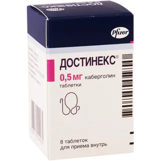 დოსტინექსი ტაბლეტი 0.5მგ #8 0 Dostinex tab 0.5mg #8