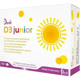 ვიტამინი დ3 ჯუნიორ დენკი ტაბლეტი 500სე #100 0 Denk D3 junior tab 500 IU #100