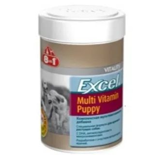 8in1 - ექსელი მულტივიტამინი ლეკვისთვის 100 აბი