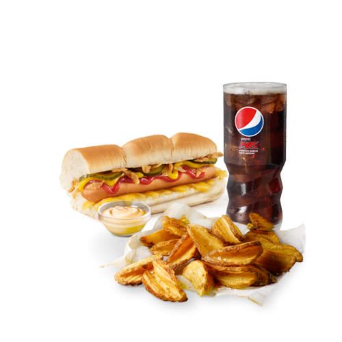 Menú Hot Dog (15 cm.)