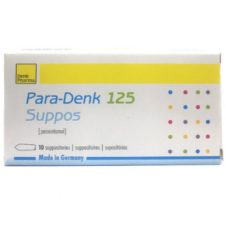 პარა დენკი სანთელი რექტალური 125მგ  #10 0 para denk 125mg sup #10