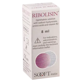 რიბოლიზინი წვეთები თვალის 10მლ ფლაკონი #1 0 Ribolisin eye dr 10ml