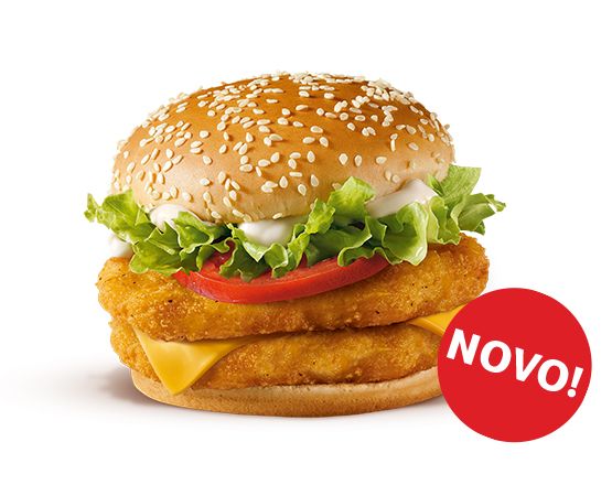 Double McChicken Deluxe burger