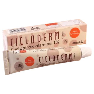 ციკლოდერმი კრემი 1% 15გრ ტუბი #1 0 Cicloderm cream 15g #1