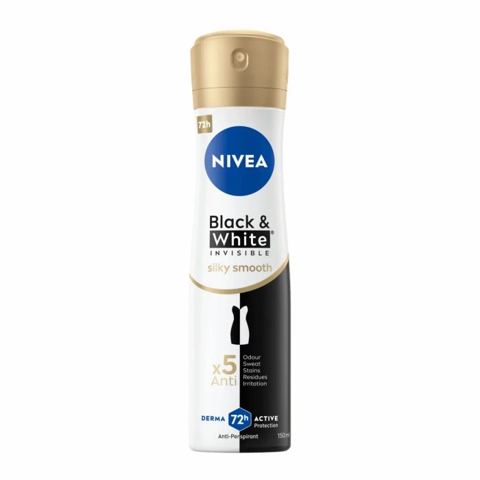 Nivea Deo Spray 150ml Black & White Invisible Silky Smooth
