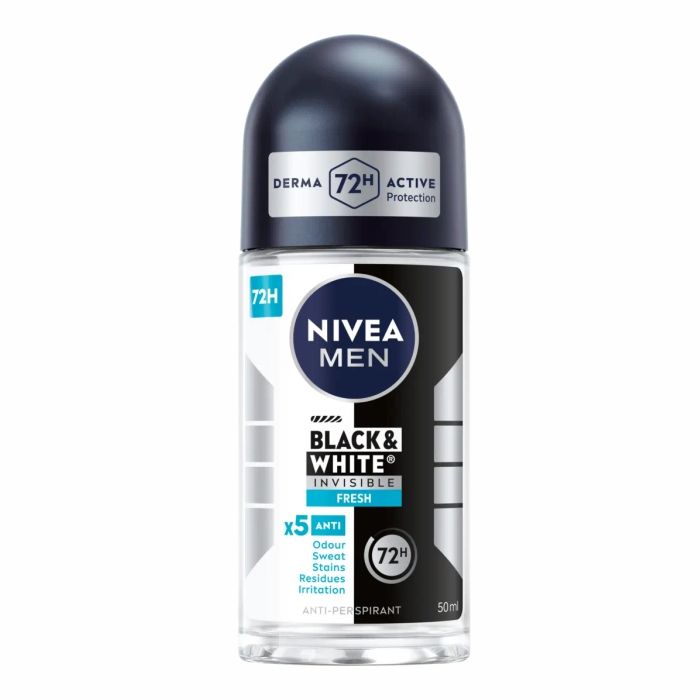 Nivea Deo Roll On 50ml Black&White Invisible Fresh Men