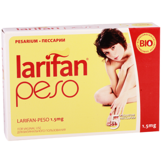 ლარიფანი პესო პესარია ვაგინალური 1.5მგ #5 0 Larifan peso 1.5mg vag #5