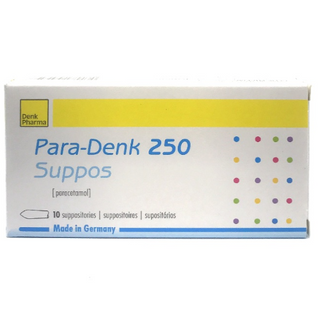 პარა დენკი სანთელი რექტალური 250მგ  #10 0 para denk 250mg sup #10