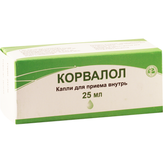კორვალოლი წვეთები ორალური 25მლ ფლაკონი  #1 0 Corvalolum drops 25ml #1