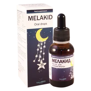 მელაქიდი წვეთები ორალური 30მლ ფლაკონი #1 0 Melacid drops 30ml #1