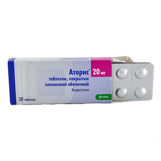 ატორისი ტაბლეტი 20მგ #28 0 Atoris tab 20mg #28