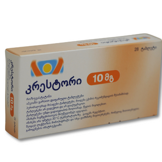 კრესტორი ტაბლეტი 10მგ #28 0 Crestor tab 10mg #28