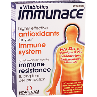ვიტაბიოტიქსი იმუნეისი ტაბლეტი #30 0 IMMUNACE TABS #30