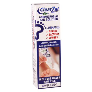 ქლიარზალი ხსნარი გარეგანი 30მლ +შუშის ქლიბი #1 0 ClearZal in vial 30ml