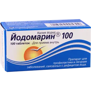იოდომარინი ტაბლეტი 100მკგ #100 0 Jodomarin tab 100mcg #100
