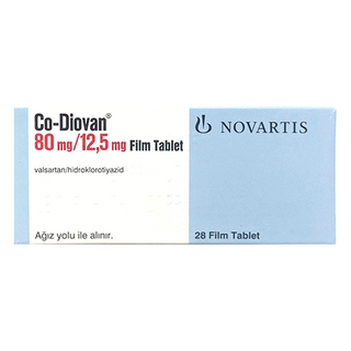 კო-დიოვანი ტაბლეტი  80მგ+12.5მგ  #28 0 Co-Diovan tab  80mg+12.5mg #28