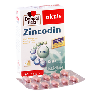 დოპელ ჰერც აქტივი ცინკოდინი ტაბლეტი #30 0 Doppel herz Zincodin tab #30