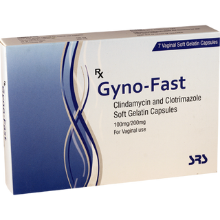 გინო-ფასტი კაფსულა ვაგინალური 200მგ+100მგ #7 0 Gyno-Fast caps vagin #7