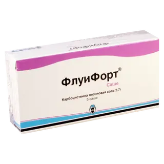 ფლუიფორტი ფხვნილი ორალური ხსნარის მოსამზადებლად 2.7გრ პაკეტი #5 0 Fluifort sachet 2.7gr #5